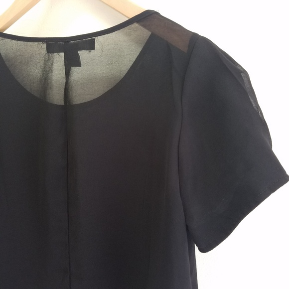 Sheer Black Babydoll Top 🌙 - Picture 4 of 7